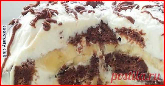 Торт из трех ингредиентов, без выпечки . Милая Я