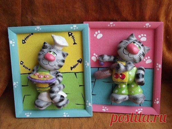 Картины из соленого теста.