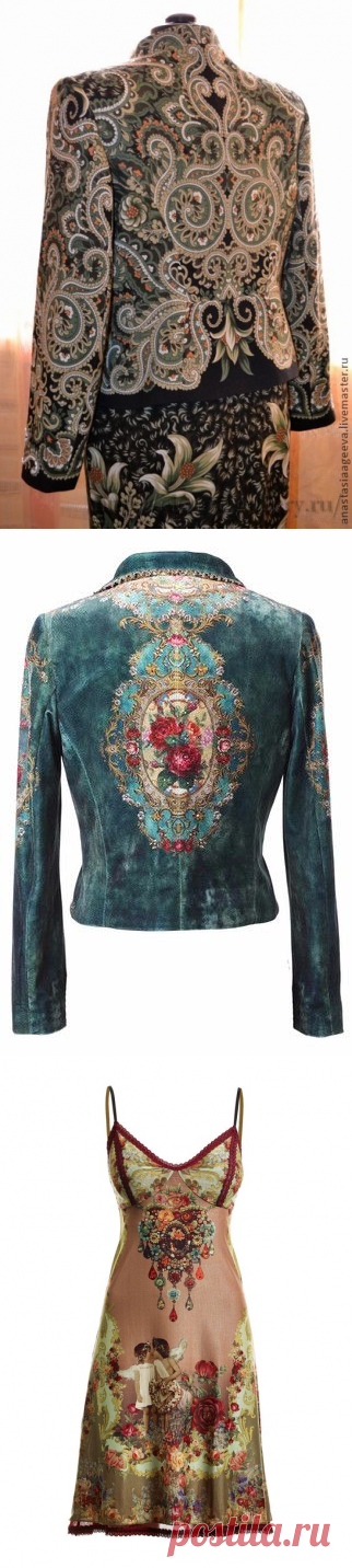 Как кроить из павловопосадских платков