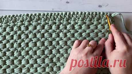 Сумка из трикотажной пряжи