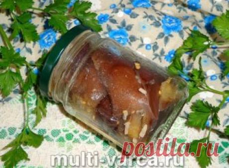 Маринованные баклажаны с чесноком на зиму