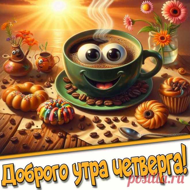 Картинка доброго утра Четверга