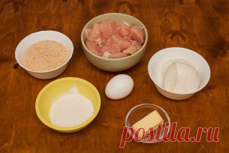 Ленивые котлеты по-киевски.