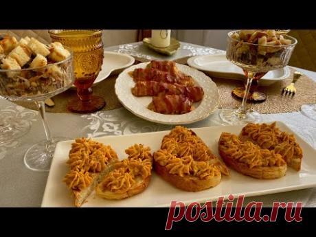 ПРАЗДНИЧНЫЙ СТОЛ НА 500 рублей!! ИЗУМИТЕЛЬНО ВКУСНЫЕ и КРАСИВЫЕ блюда!!! РОМАНТИЧЕСКИЙ УЖИН БЮДЖЕТНО