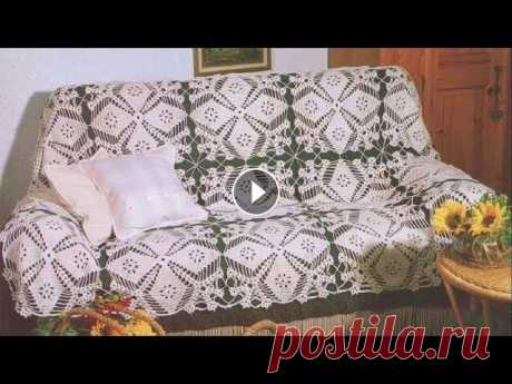 ПОКРЫВАЛО КРЮЧКОМ ИЗ БОЛЬШИХ КВАДРАТОВ. ЧАСТЬ 1 Видео мастер класс по вязанию квадратов для покрывала крючком на диван. В данном видео первая часть мк (ряды 1-8). Вторая часть (ряды 9-12) здесь: Рек...