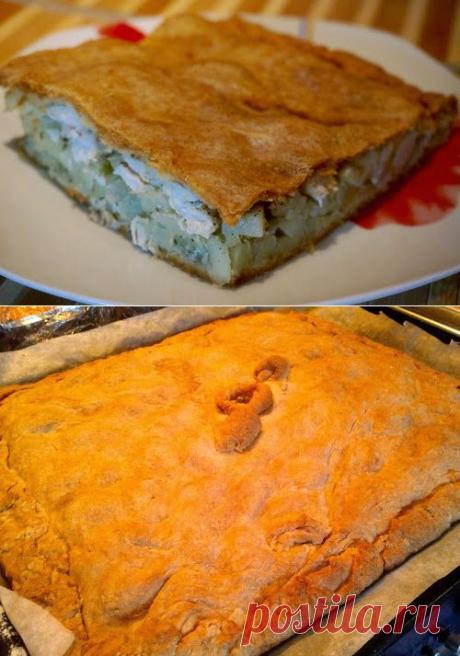 Home food: Пирог с курицей и картофелем