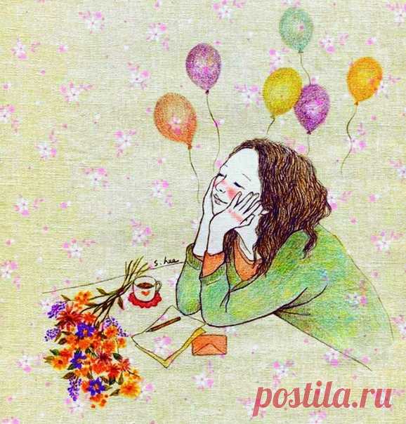 Я верю в дедушку Мороза,
Я верю в гномов, фей и троллей.
Я верю, что живут русалки
На дне в глубоком синем море.
И в Алладина верю тоже,
И в смелых рыцарей отважных…
Сколько мне лет? Наверно, много.
Да только ж разве это важно?

/Светлана Башлаева/