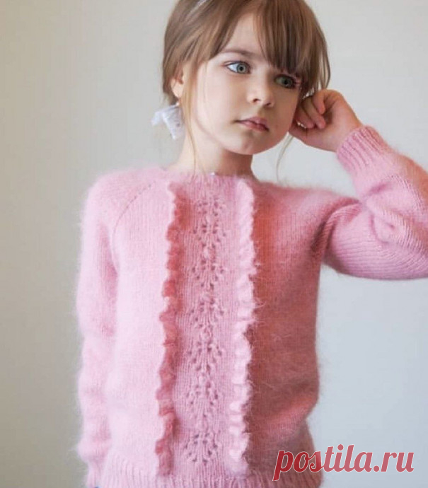 Детский джемпер из пуха норки