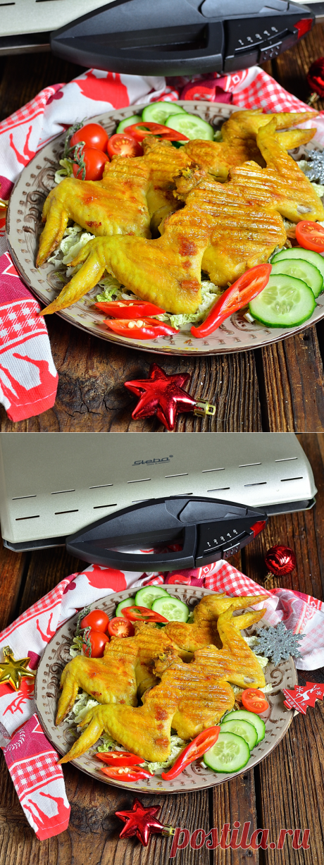 Куриные крылья с карри | Кулинарный блог Татьяны М.