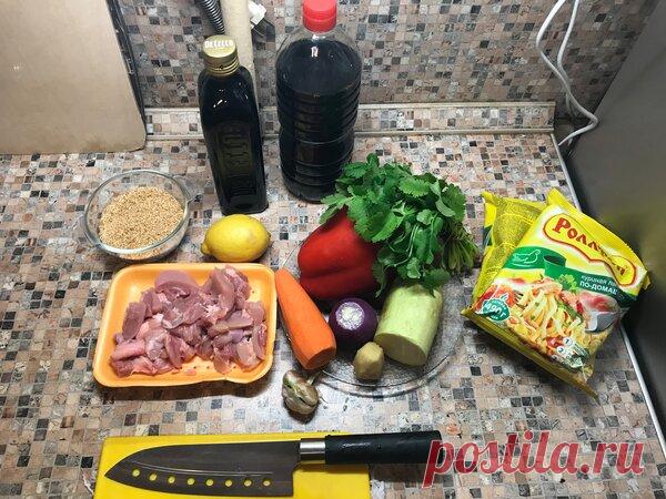 Готовим тайскую лапшу из обычного ролтона | Гастрономическая Шизофрения | Яндекс Дзен