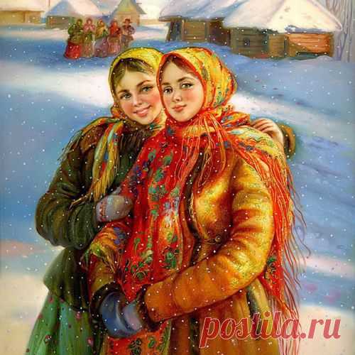 Старая Русь в Федоскинских миниатюрах