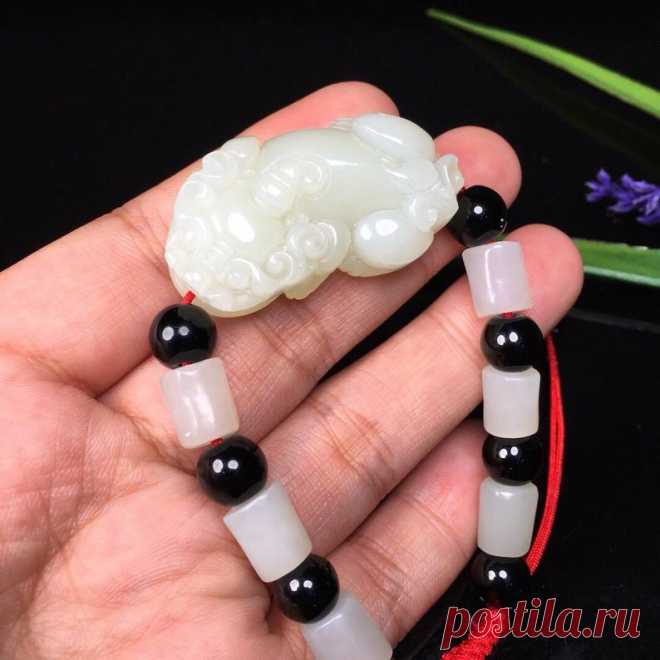 Couple jade bracelet brave troops Amulet bracelet-couples | Etsy