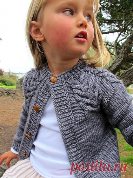 Antler Cardigan pattern by tincanknits