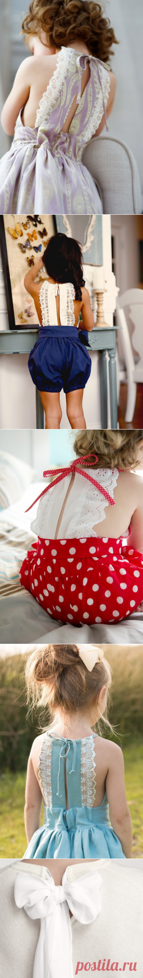 Спинки детских летних платьев / Для детей / ВТОРАЯ УЛИЦА