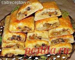 Картофельные пирожки с грибами;  Сайт рецептов
