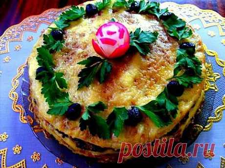 Приготовление закусочного торта / Салаты,закуски,соусы / Рецепты на любой вкус / Женские секреты / Женский стиль
