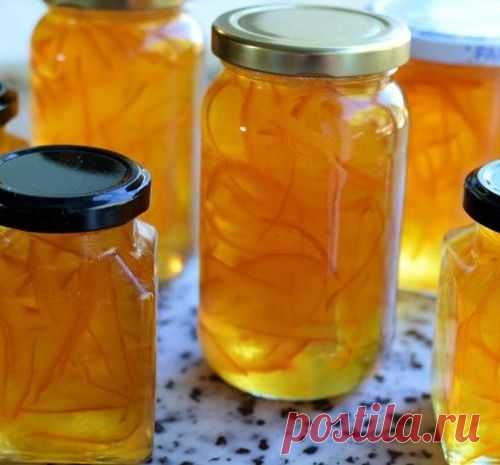 Апельсиновый конфитюр с цедрой