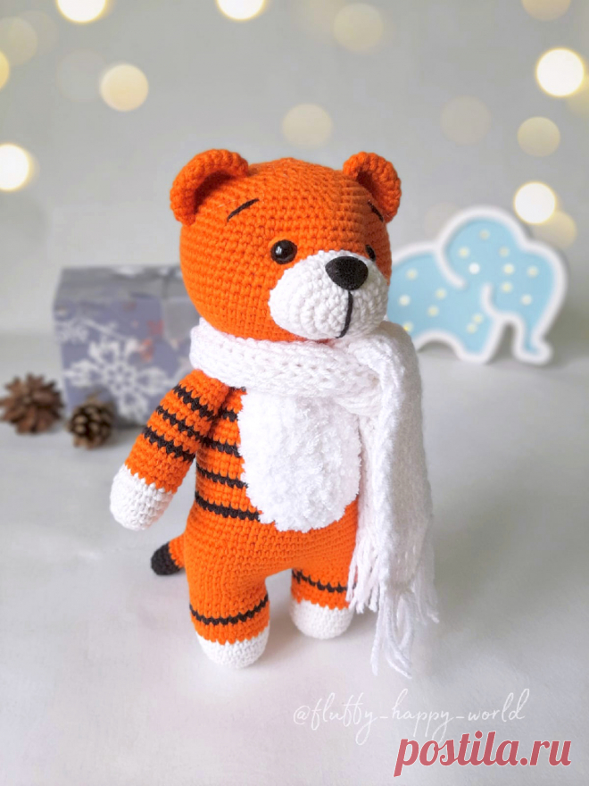 PDF Тигрёнок Тео крючком. FREE crochet pattern; Аmigurumi animal patterns. Амигуруми схемы и описания на русском. Вязаные игрушки и поделки своими руками #amimore - тигр, тигрёнок, тигрята, котик, кот, котенок.