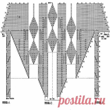 Японская кокетка: 5 ажурных моделей из японских журналов по вязанию | Вязание с Paradosik_Handmade | Дзен