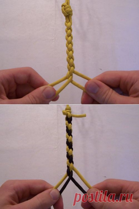 T. J. Potter, Sling Maker - Instructions for a 4-strand Round Braid