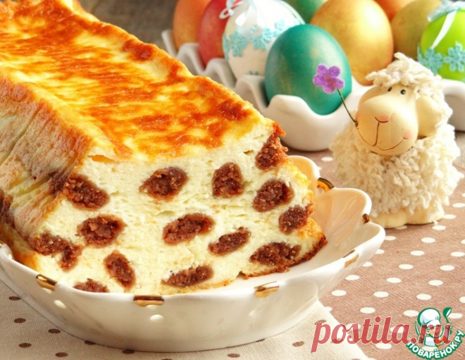 Творожник в крапинку – кулинарный рецепт