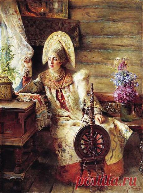 Кокошник символ русского национального головного убора..