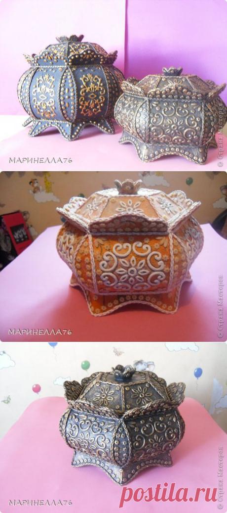 Ларцы для каменьев самоцветных..