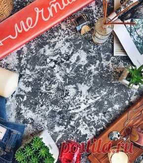 Фотофон MARBLE Фотофон цвета серого мрамора ручной работы отлично подчеркнет копозиционную задумку и добавит стиля вашему снимку. Доставка по России и СНГ