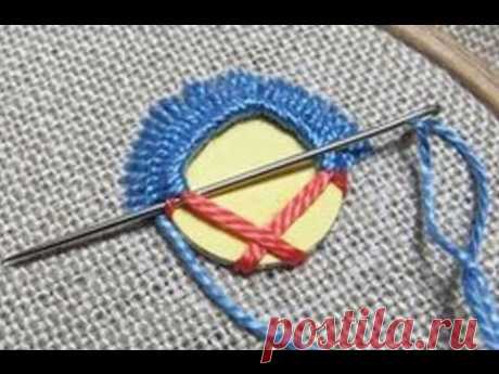 Hand Embroidery : Mirror Work || Shisha Work Ришилье