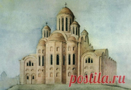 Первая на Руси каменная церковь — Десятинная Первая на Руси каменная церковь была освящена в Киеве в честь пресвятой Богородицы 12 мая 996 года, в эпоху княжения Владимира Великого. Название ее – десятинная – связано с тем, что на ее возведение и поддержание Владимир Великий выделил десятую часть своих доходов – десятину. В...