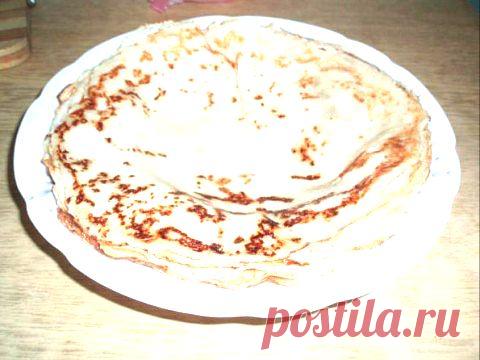 Блины с грибами | Банк кулинарных рецептов