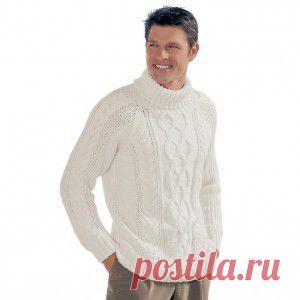 Мужской свитер спицами схема описание. Как связать мужской свитер | Домоводство для всей семьи