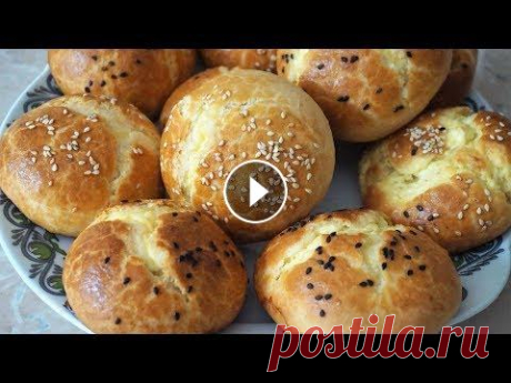 БУЛОЧКИ НА ЗАВТРАК без дрожжей за 30 минут. Пошаговый видео рецепт как приготовить булочки с сыром или картошкой (погачице) к завтраку, тесто без дрожжей, готовы буквально за 30 минут. Очень про...