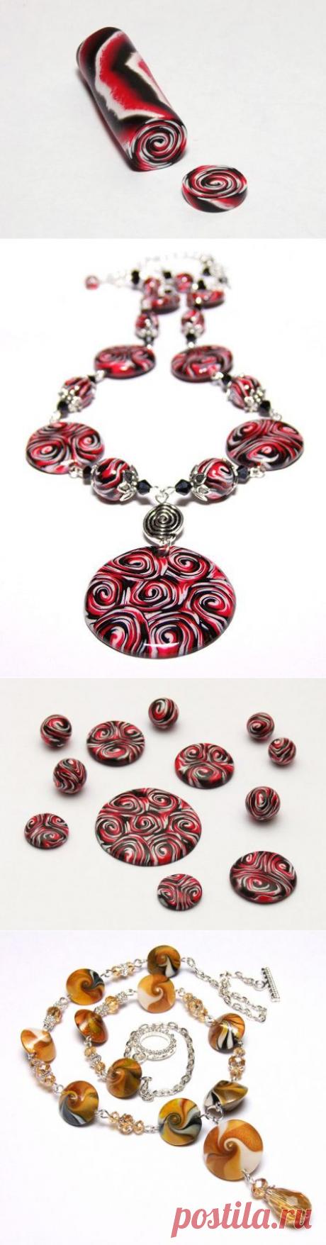 polymerclayfimo: Изделия - комплект со смерчиками, чечевички и маааленький урок