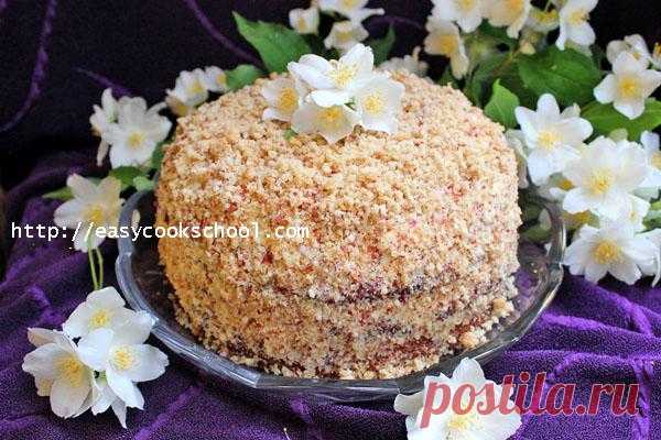 Бисквитный торт: очень вкусный и простой рецепт | Легкие рецепты