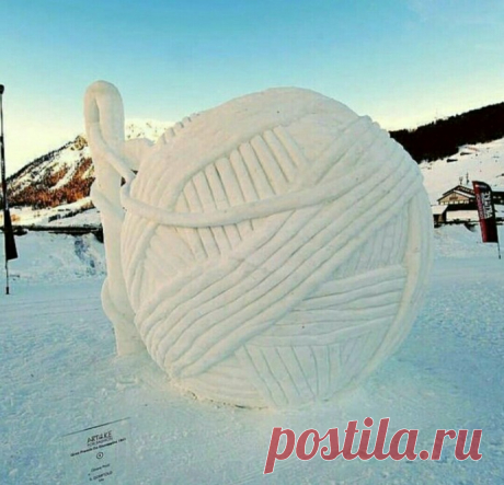 Кому снежные бабы, а кому - снежная пряжа