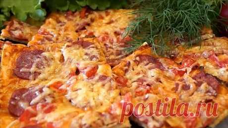 Вкуснейшая ПИЦЦА за 20 минут вместе с выпечкой. Никакой возни с тестом