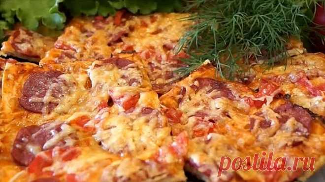 Вкуснейшая ПИЦЦА за 20 минут вместе с выпечкой. Никакой возни с тестом