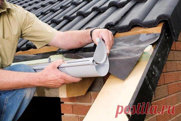 Как правильно установить водосток | Мастер на все руки | Яндекс Дзен