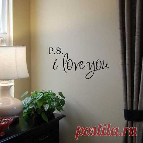 P.S. Я люблю тебя! / Декор стен / Модный сайт о стильной переделке одежды и интерьера
