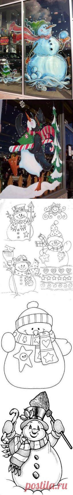 Расписываем окна)