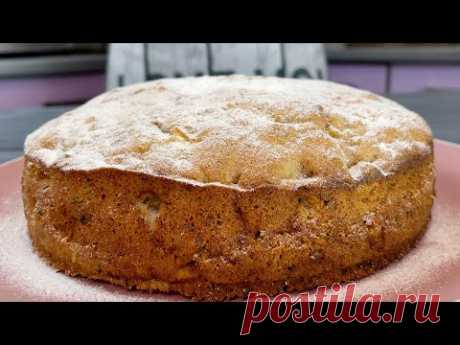 Я просто влюбилась в этот пирог! Яблоки и грецкие орехи – быстро и вкусно!