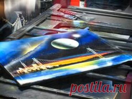 Рисование баллончиками