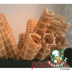 Рассыпчатые вафли со сметаной - кулинарный рецепт