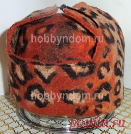 МК.Валяная для бани Ушанка ХОББИн ДОМ