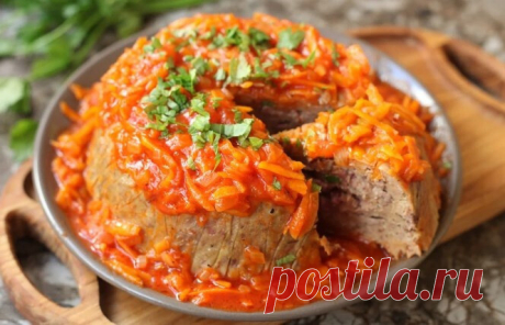 Любимое блюдо из куриной печенки.