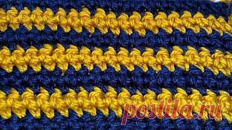 Собираем остатки пряжи и вяжем коврики крючком простым узором. Видео для начинающих | Рукоделие в жизнь | Ирина Павлычева | Дзен