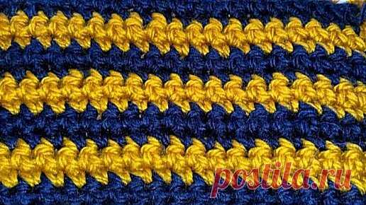 Собираем остатки пряжи и вяжем коврики крючком простым узором. Видео для начинающих | Рукоделие в жизнь | Ирина Павлычева | Дзен