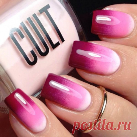 Маникюр градиент: подготовка, идеи, материалы, 6 способов выполнения • Журнал NAILS Его называют дизайн омбре, деграде, градиент. Он удлиняет ногтевые пластины, смотрится ярко и нарядно. Выполнить маникюр градиент можно вручную или прибором аэрографом. Материалы – лаки, краски, гели...