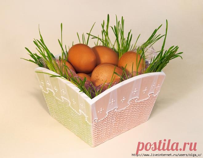 М.К. Нежные корзиночки для пасхальных яиц